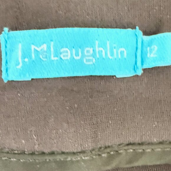 J. McLaughlin Chocolate Brown Deanne Straight leg High Rise Ankle Pants Size 12 - Picture 7 of 9